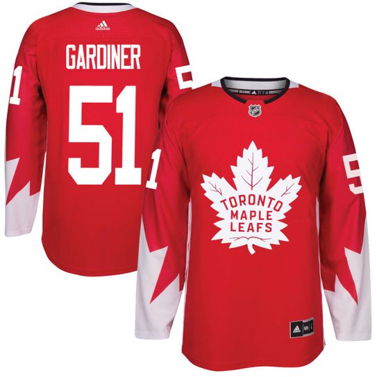 2017 NHL Toronto Maple Leafs Men #51 Jake Gardiner red jersey->->NHL Jersey